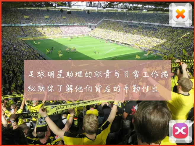 足球明星助理的职责与日常工作揭秘助你了解他们背后的辛勤付出