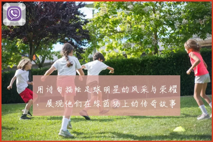 用诗句描绘足球明星的风采与荣耀，展现他们在绿茵场上的传奇故事与激情瞬间
